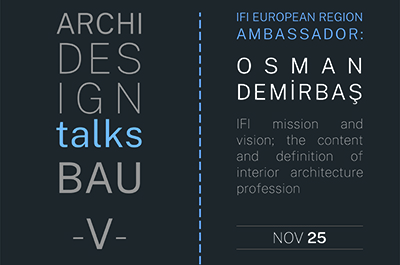 Archi Design Talks BAU V - Osman Demirbaş
